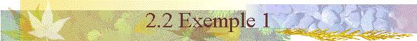 2.2 Exemple 1