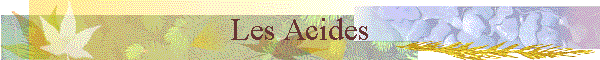 Les Acides