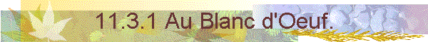 11.3.1 Au Blanc d'Oeuf.